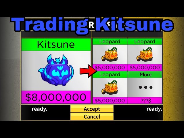 What Do People Trade For KITSUNE? Trading Kitsune in Bloxfruits!!