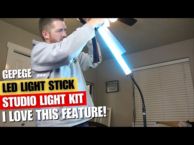 Gepege Photography and Video LED Light Stick Lighting Kit Review