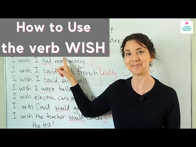 How to Use the Verb Wish in English