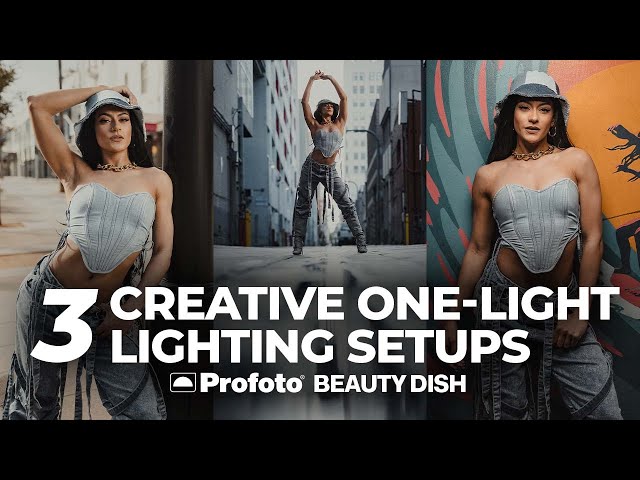 3 ONE-LIGHT Street Portrait Lighting Setups | Profoto Beauty Dish