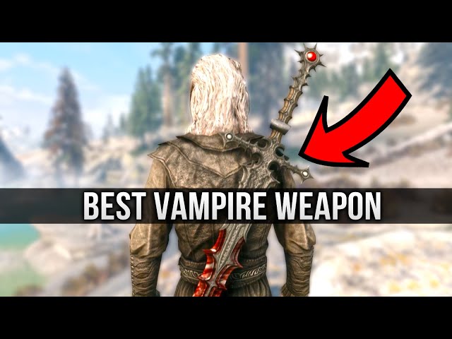 Skyrim But this Sword will make you want to Replay Skyrim with a Vampire Build!
