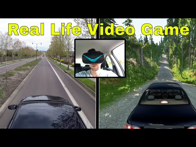 Driving a Real Car in Third Person View (Real Life Video Game)