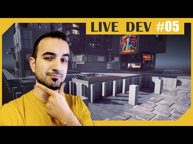 LIVE DEV#05: Building Neon City. Cyberpunk 4 Unity