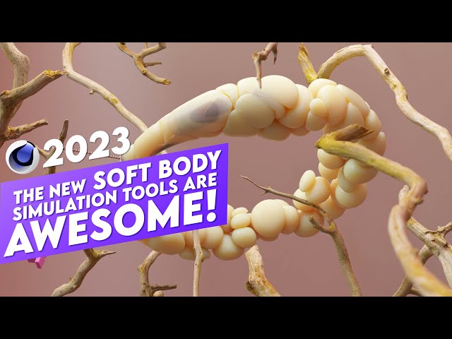 New SOFTBODY Simulations in Cinema 4D 2023 are AWESOME! (Part 1)