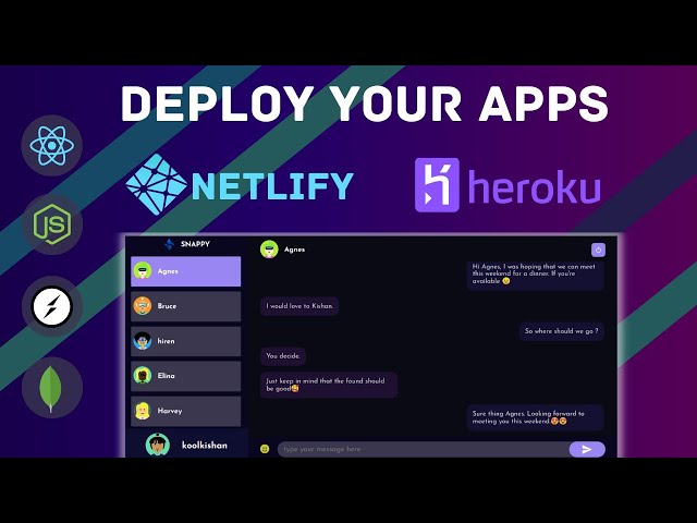 Deploy Your MERN Stack Apps to Netlify and Heroku for Free || Chat App Hosting || MERN Stack Hosting