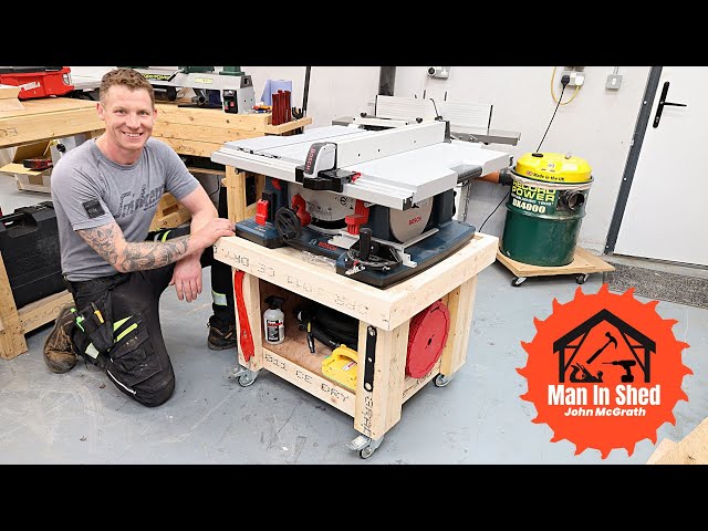 Table Saw Cart. Simple, Strong, Functional. Workshop Project
