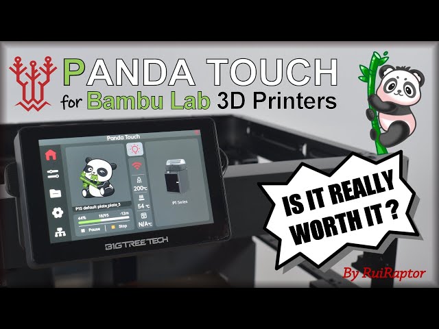 BTT Panda Touch 👉 The BEST UPGRADE For The BAMBU LAB 3D Printers??? 👉 All The Details Here...