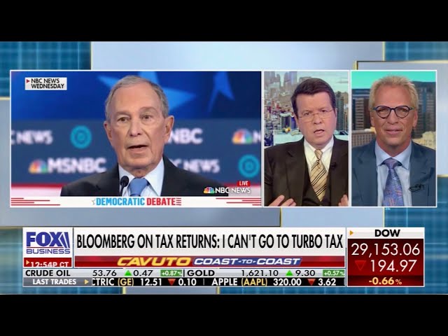 FOX Business Cavuto interviews CPA Tom Wheelwright about Michael Bloomberg Taxes and TurboTax Debate