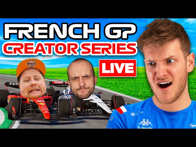 100% French Grand Prix F1 23 Online Creator Series Round 9 | LIVE