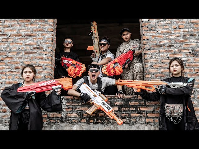 Alpha Nerf War : Police Patrol Warriors SEAL X Nerf Guns Fight Wild Boys Dr Lee Crazy