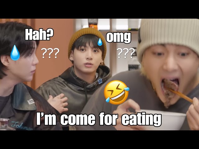 taehyung come without invite, just come to eat … SUGA with JUNGKOOK TAEHYUNG | Ep 21