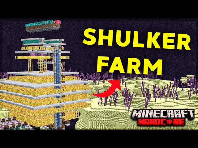 SHULKER FARM in Minecraft Hardcore (LIVE)