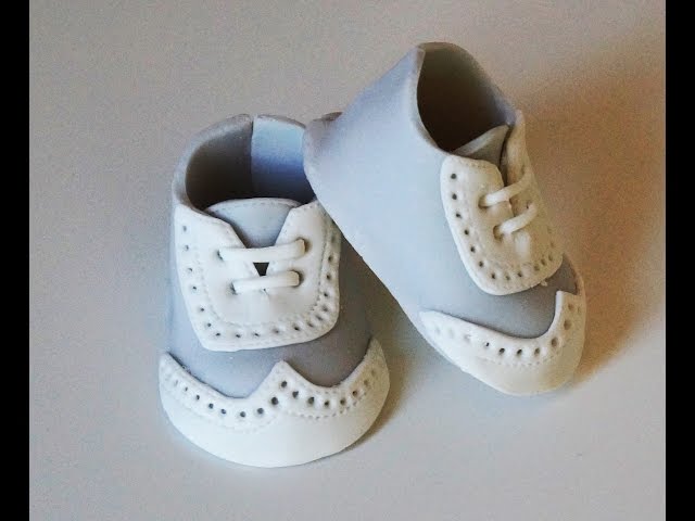 Cake decorating tutorial | How to make little man baby shoes | Sugarella Sweets