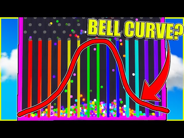 Can Marble World Simulate REAL LIFE Physics? (Bell Curve Experiment) - Marble World Gameplay
