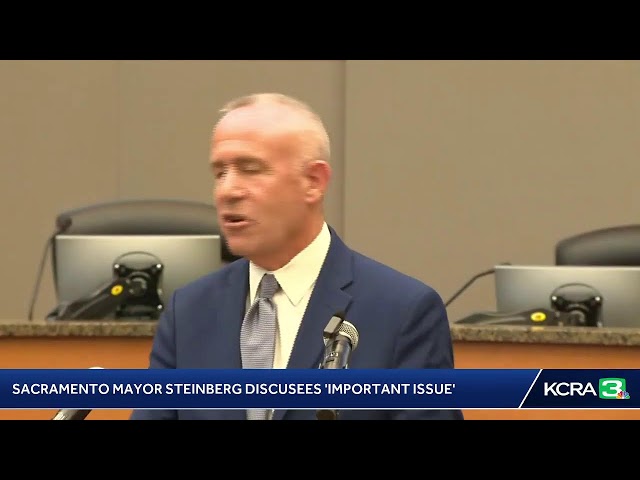 LIVE | Sacramento Mayor Darrell Steinberg is at the City Council chambers to discuss an "importan…