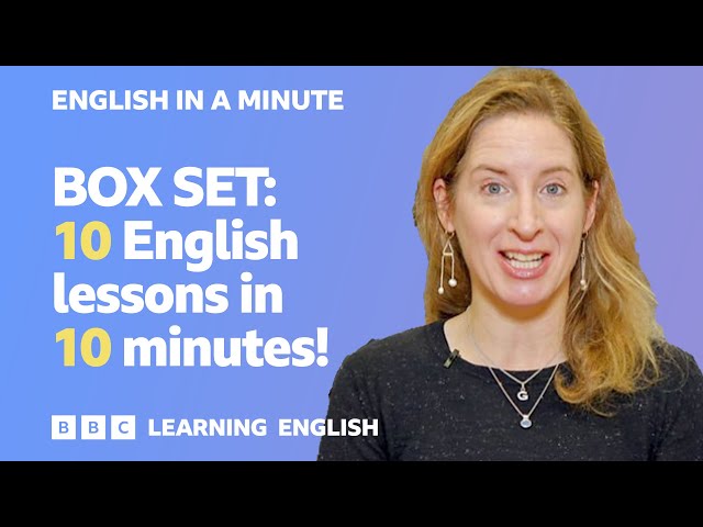 BOX SET: English In A Minute 2 – TEN English lessons in 10 minutes!