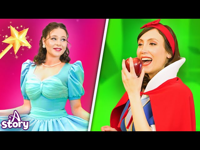 Cinderella + Snow White + Little Mouse that was a Princess English Fairy Tales & Kids Stories