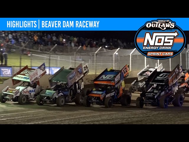 World of Outlaws NOS Energy Drink Sprint Cars Beaver Dam Raceway, June 18, 2022 | HIGHLIGHTS