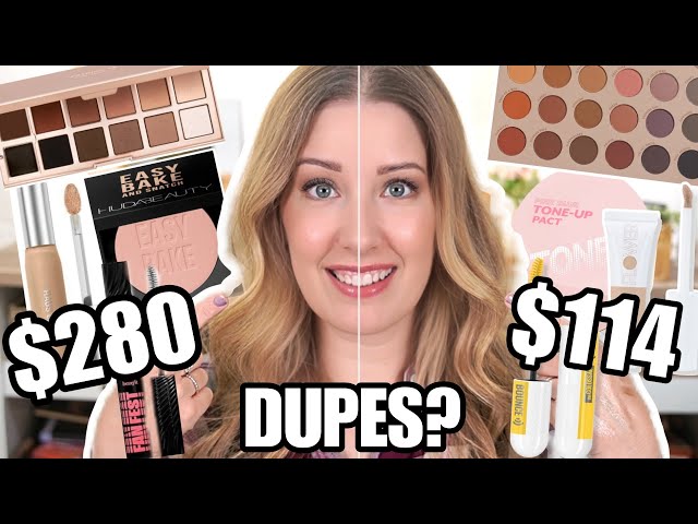 HIGH END vs. DRUGSTORE MAKEUP: The Result will SHOCK You!