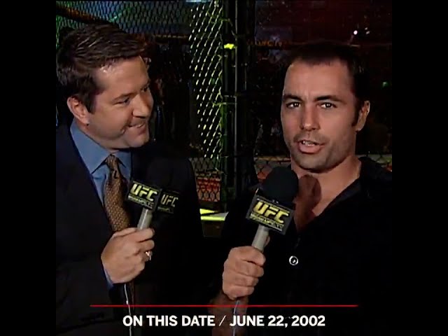 On This Date: Joe Rogan’s UFC commentary debut in 2002 🎤 | #Shorts