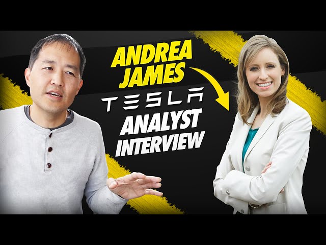 Andrea James (former Tesla stock/TSLA analyst) interview by Dave Lee