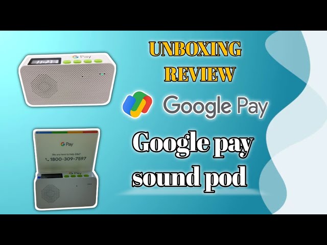 Google pay sound pod | barcode scanner | Unboxing Review 2024 @iyasirguide