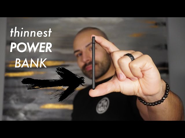 The THINNEST power bank by Auskang