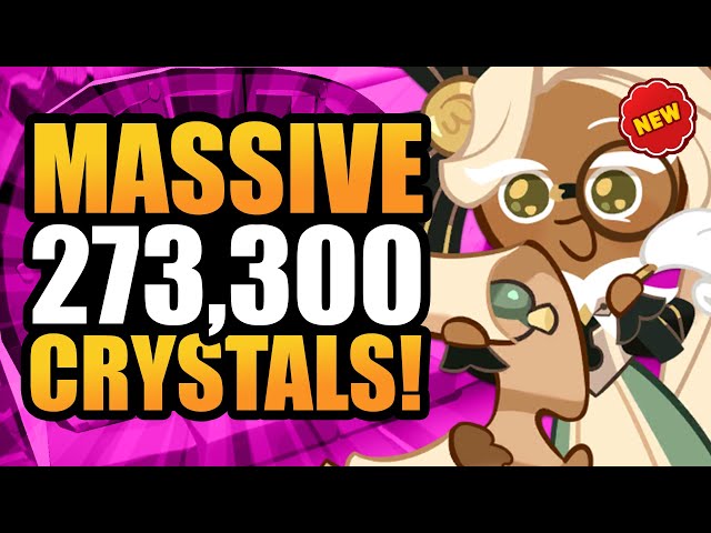 A MASSIVE 273,300 Crystals Gacha on Eclair Cookie Banner! -Cookie Run Kingdom