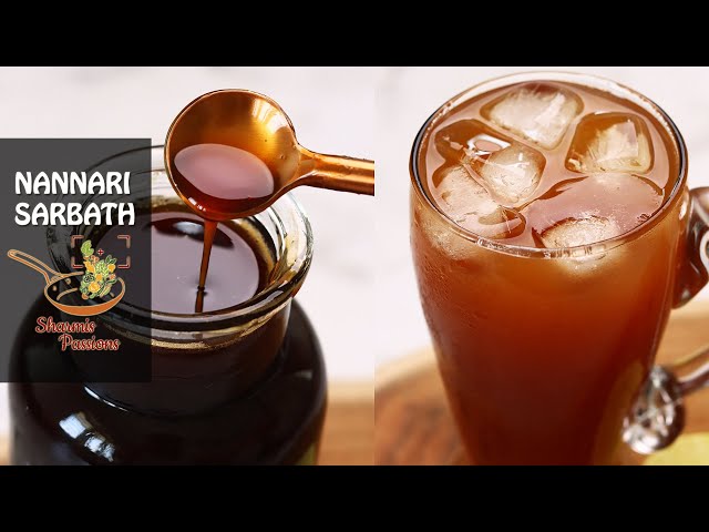 Nannari Sarbath Recipe | Nannari Syrup Recipe