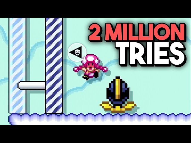 The 40 Hour Journey to Beat One of Mario Maker's HARDEST Levels