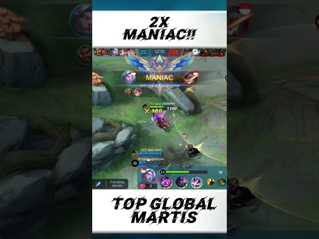 2X MANIAC!! Top Global Martis