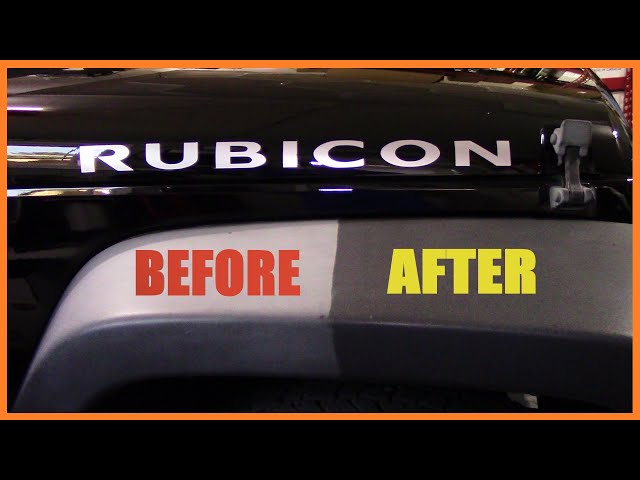 How to Restore Badly Faded Trim! Wranglers Owners Must Watch! 250 Wash Guarantee