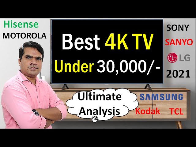 Best 4K TV under 30000 in India 2021🔥 best 43 inch 4k tv under 30000 🔥