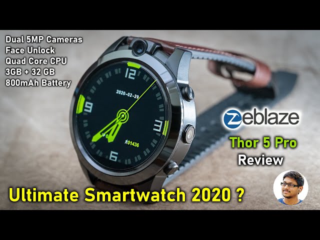 Zeblaze Thor 5 PRO Review! Ultimate Smartwatch with Dual 5MP Cameras 🔥🔥