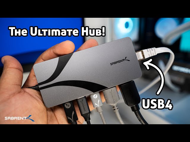 SABRENT USB4 TRAVEL HUB | THE ULTIMATE HUB