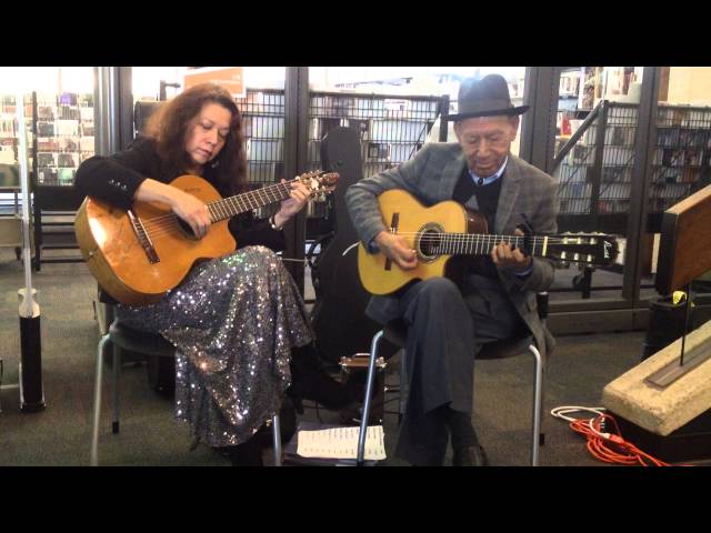 Manuel "Cowboy" Donley and Sylvia Donley live performance at John Henry Faulk library (2016)