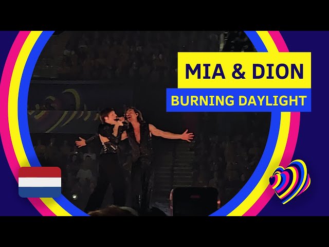 Mia Nicolai & Dion Cooper - Netherlands - Burning Daylight - Semi Final 1 Rehearsal [Live]
