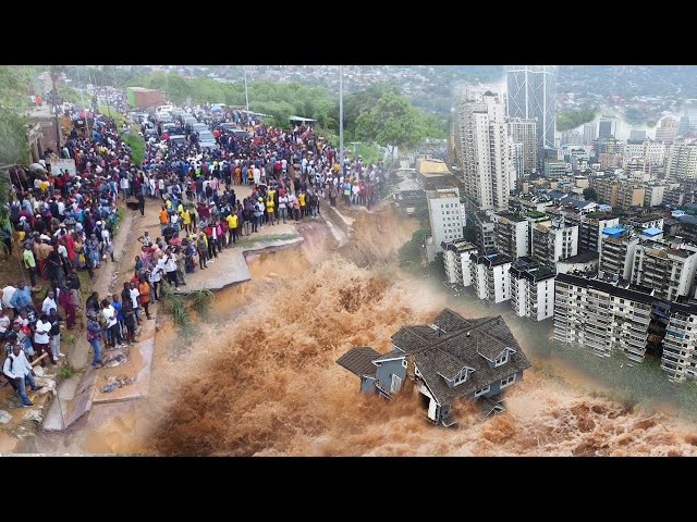 Dominican Republic Town Completely FLOODED! Hundreds Evacuated! Flash Flooding in Santiago Oeste