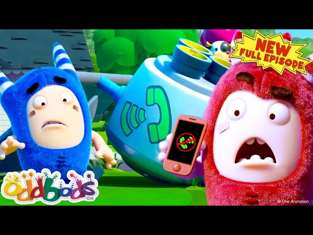 ODDBODS | A Day Without Phone Signal | NEW Full Episode | Cartoon For Kids