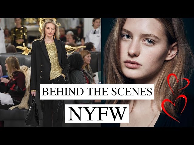 Life Of A Model | Behind The Scenes At New York Fashion Week | Sanne Vloet