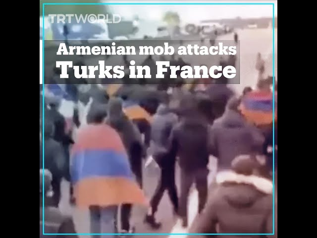 Armenian mob brutally beat up and hospitalise Turks in France