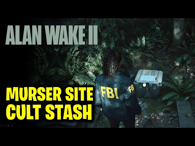 Murder Site Cult Stash Lock Code | Return 1 Cauldron Lake | Alan Wake 2