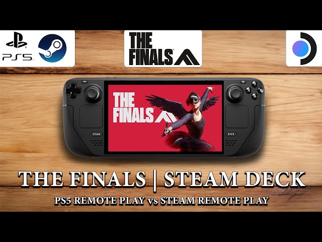The Finals | Steam Deck Gameplay | PS5 Remote Play with Chiaki vs Steam Remote Play