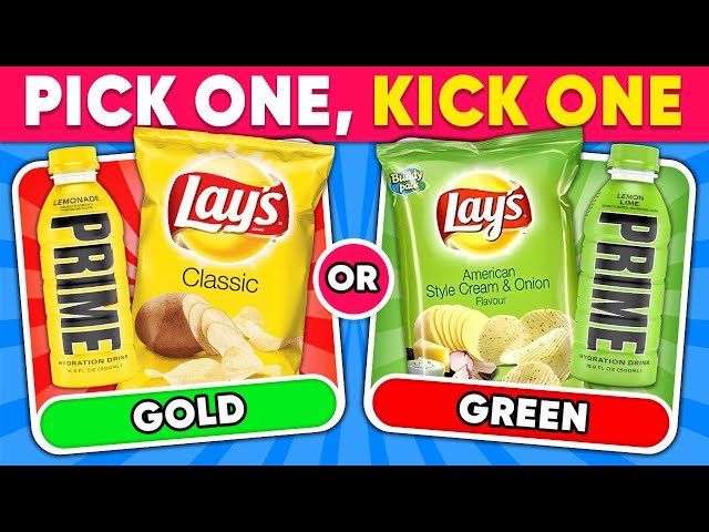 Would You Rather GOLD vs GREEN Food Edition! 🍋🍏 Quiz Shiba