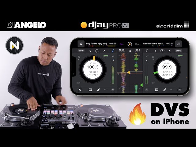 DJing with an iPhone!  📲 DJ ANGELO x djay Pro