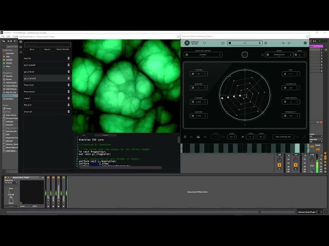 Shaders (GLSL) in Ableton with Harmony Bloom