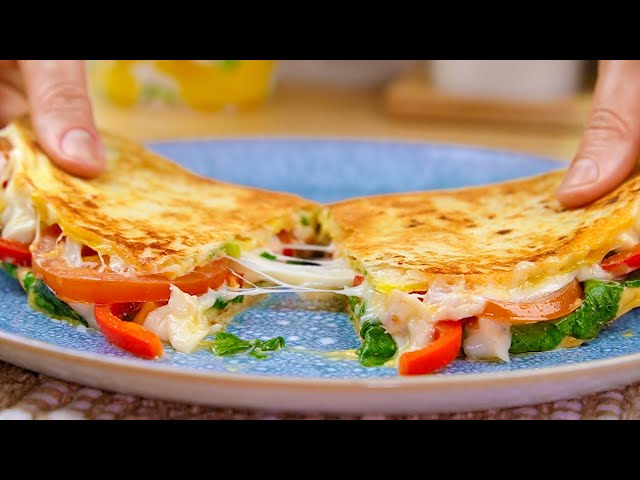 Breakfast in 5 minutes! My husband loves this delicious tortilla recipe!