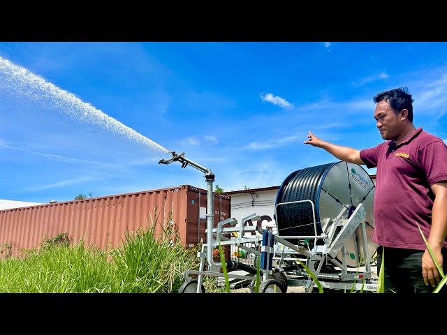 Never Been Seen Machinery: Irrigation Wheel Parang Malakas na Ulan pero Computerize. El Niño No More