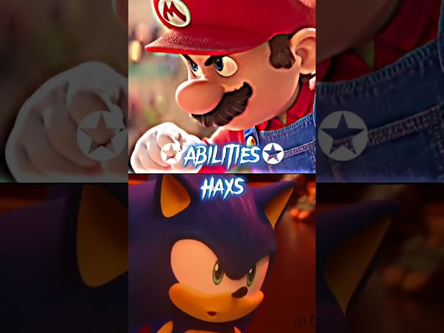 Sonic ( Prime ) Vs Mario ( Movie ) | All Forms
