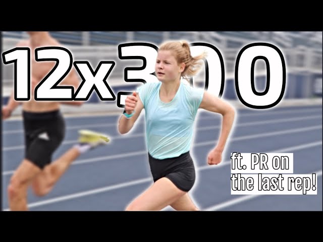 THE FASTEST WORKOUT OF MY LIFE! || 12x300 wearing ZoomX
